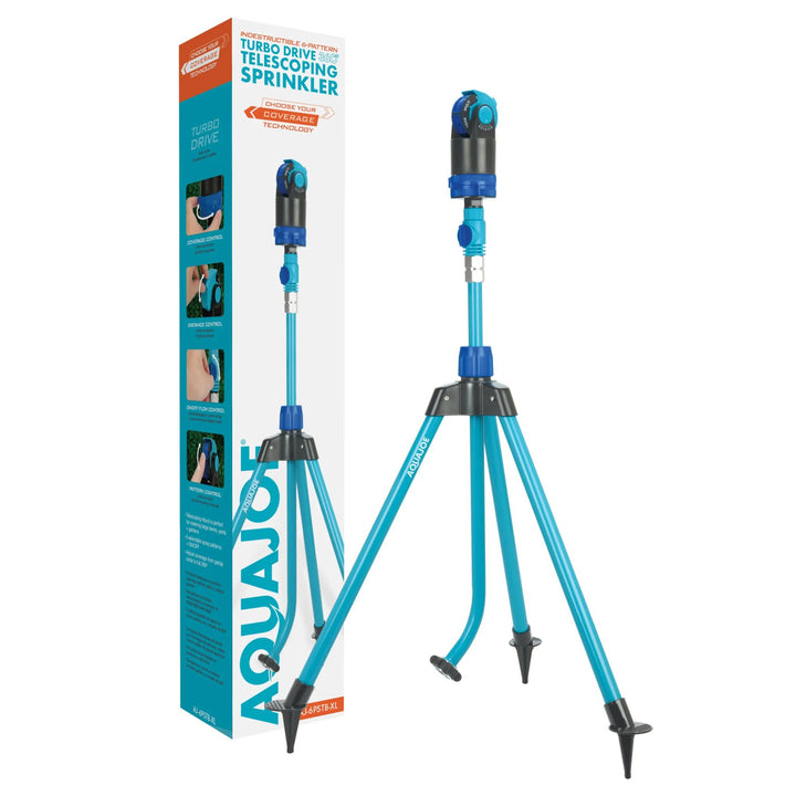 Aqua Joe Telescoping Sprinkler and Mister with Metal Tripod Base (Open Box)