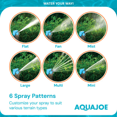 Aqua Joe Telescoping Sprinkler and Mister with Metal Tripod Base and Flow Valve - VMInnovations