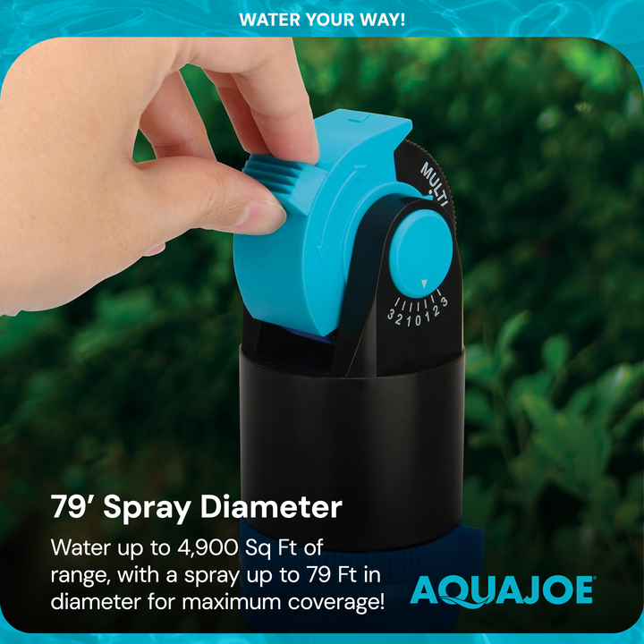 Aqua Joe Telescoping Sprinkler and Mister with Metal Tripod Base (Open Box)