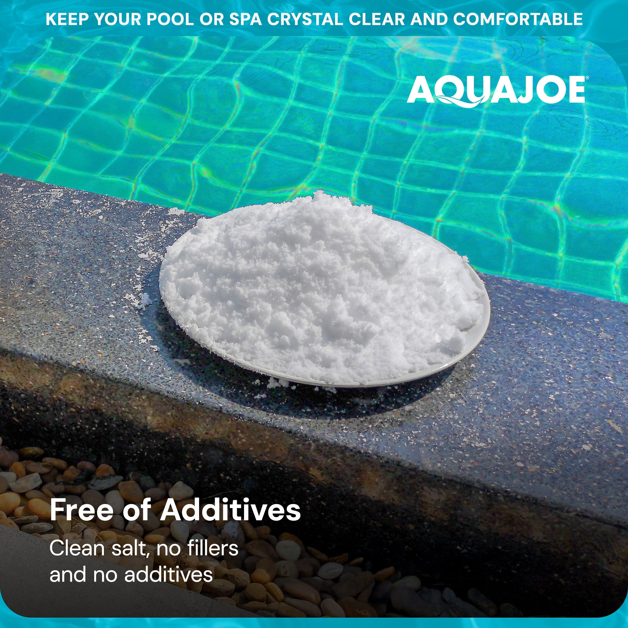 Aqua Joe 104 Pack 40Lb Fast Dissolving Pool Spa Salt Chlorine Generators AJ-PS40