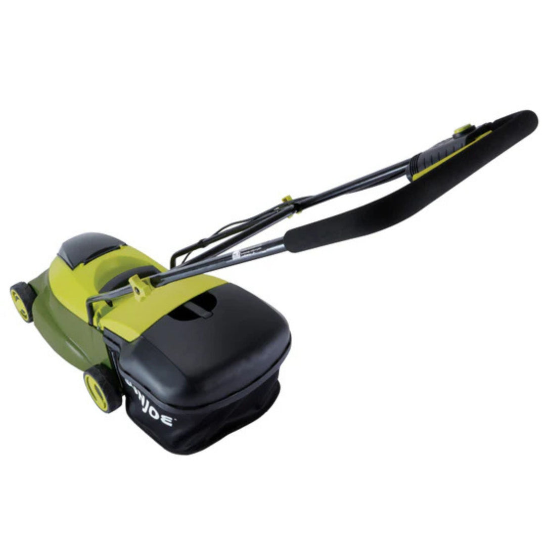 Sun Joe Cordless, Brushless Lawn Mower Kit, Rear Grass Bag, Green (Open Box)