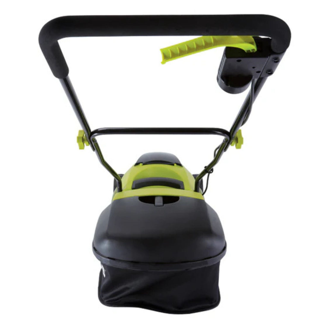Sun Joe Cordless, Brushless Lawn Mower Kit, Rear Grass Bag, Green (Open Box)
