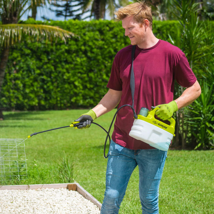 Sun Joe 4V Cordless Chemical Sprayer with 3W Motor & Battery, 1 Gal (Open Box)