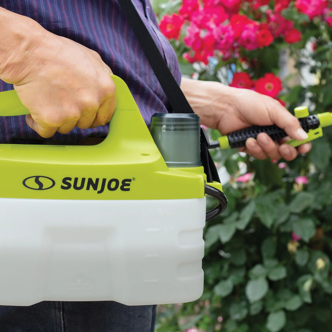 Sun Joe 4V Cordless Chemical Sprayer with 3W Motor & Battery, 1 Gal (Open Box)