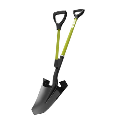 Sun Joe 9 “ Digging Shovel, Assist Handle, SJ-SHLV07, Shovelution (Open Box) - VMInnovations