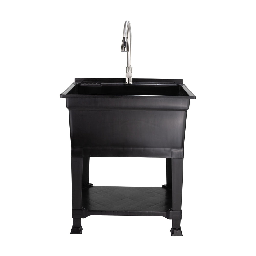 Utility Sink Heavy Duty Freestanding Utility Tub Sink, 30 x 24 Inches (Open Box)