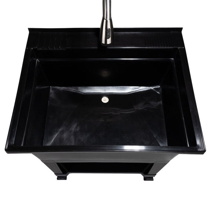 Utility Sink Heavy Duty Freestanding Utility Tub Sink, 30 x 24" (For Parts)