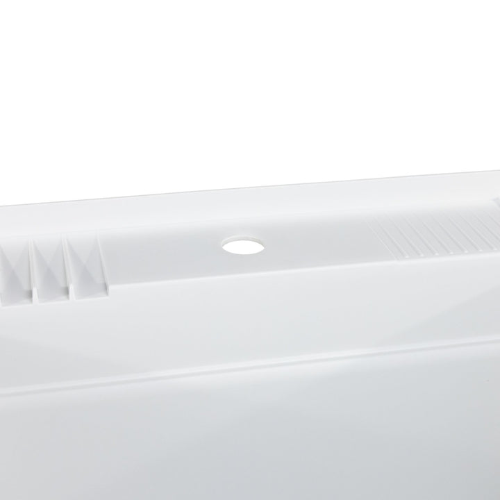 Utility Sink Heavy Duty Freestanding Utility Tub Sink, 24x24", White (Open Box)