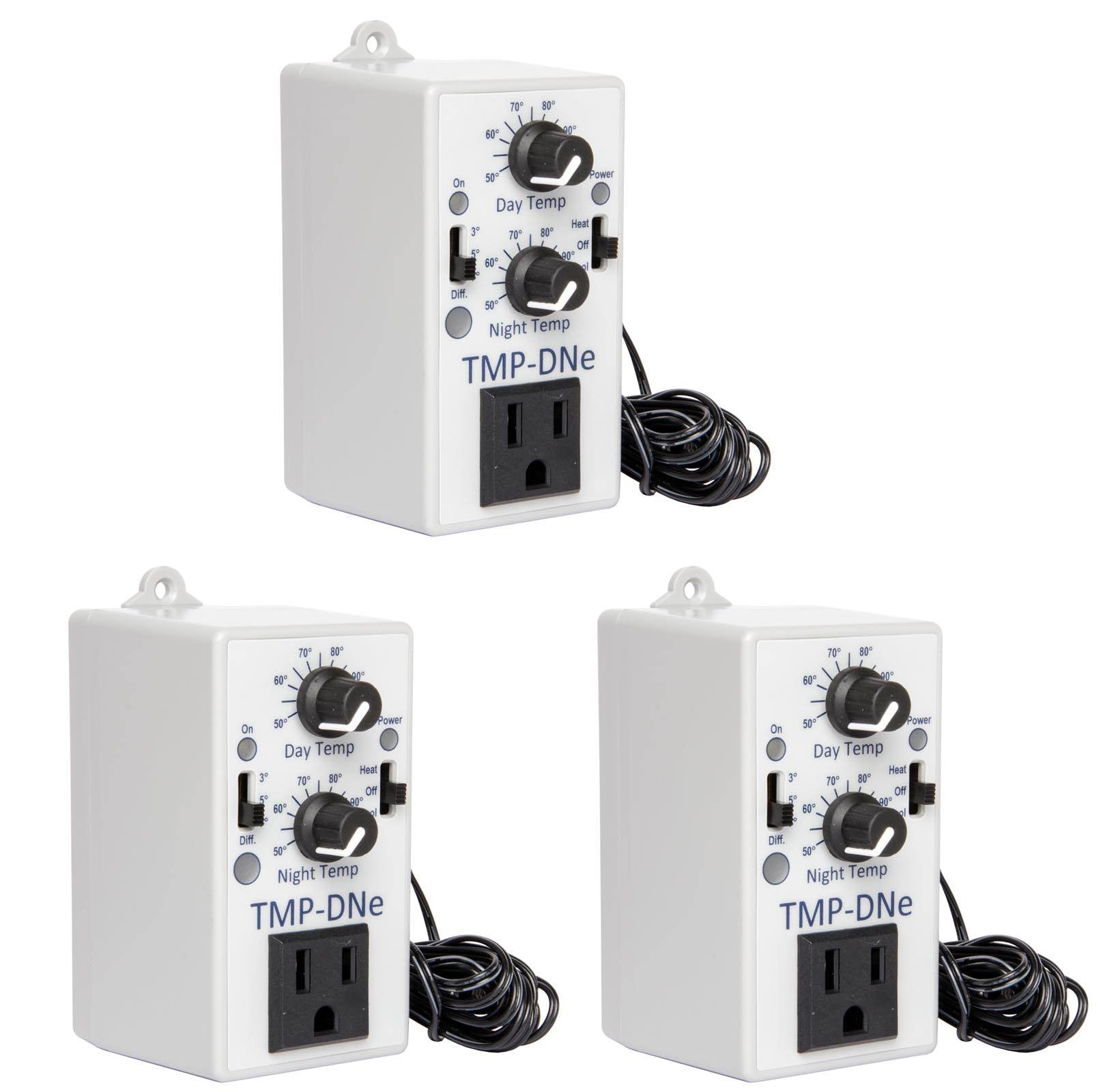 C.A.P TMP-DNE Day/Night Blower Air Conditioner Fan Temperature Controllers (3)