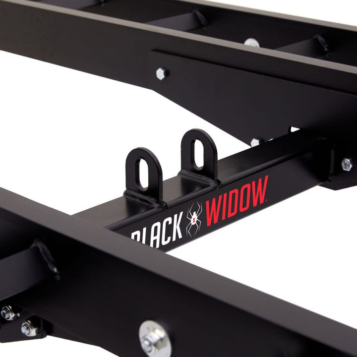 Black Widow Pro Double Dirt Bike Carrier with Ramp for 2" Hitch, 600lb(Open Box)