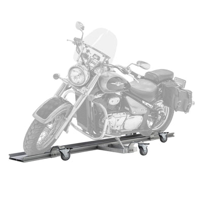Black Widow Motorcycle Dolly, Fully Adjustable Kickstand Plate Locking Casters