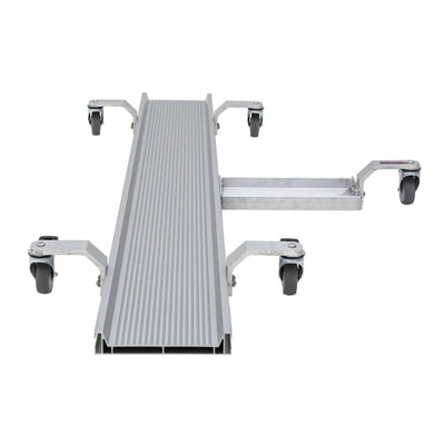 Black Widow Motorcycle Dolly, Fully Adjustable Kickstand Plate Locking Casters