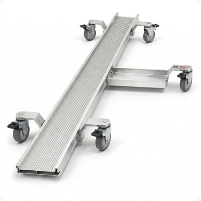 Black Widow Motorcycle Dolly, Fully Adjustable Kickstand Plate Locking Casters