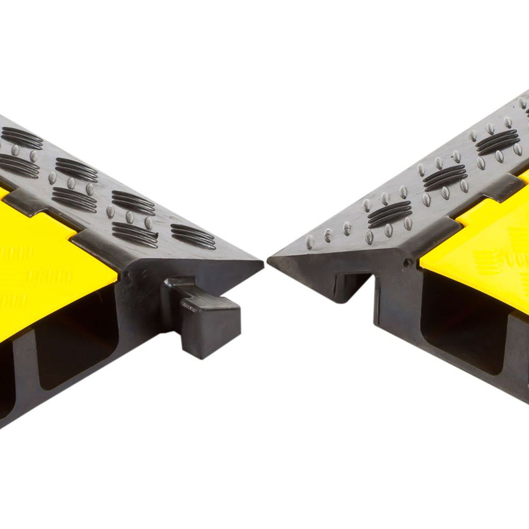 Guardian 2 Channel Cable Protector Ramp, Floor Cover for Cars & Trucks(Open Box)