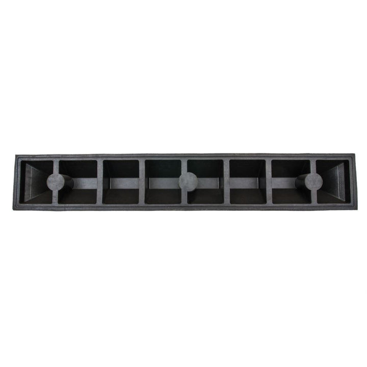 Guardian Parking Stop, 3 Foot Long Rubber Curb with Mounting Holes, Black/Yellow