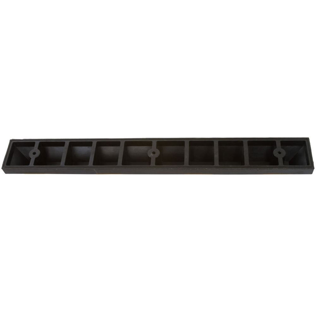 Guardian Parking Stop 4'Long Rubber Curb w/Mounting Holes Black/Yellow(Open Box)