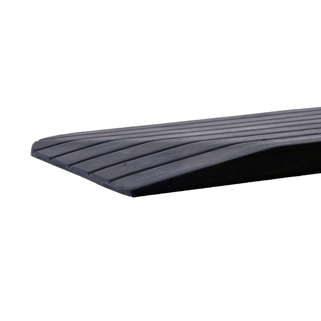 Silver Spring Rubber Threshold Ramp for Wheelchairs, Scooters & More, 0.75" Rise