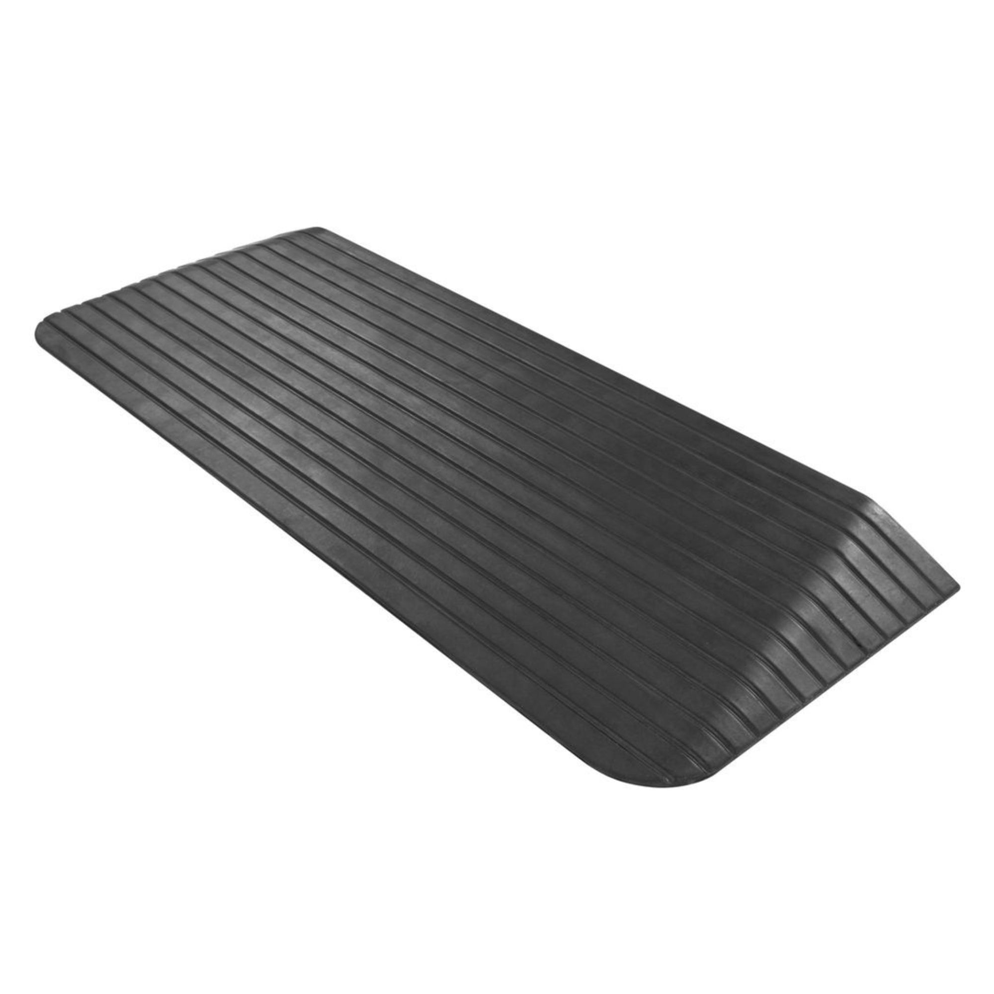 Silver Spring Rubber Threshold Ramp for Wheelchairs, Scooters & More, 2" Rise