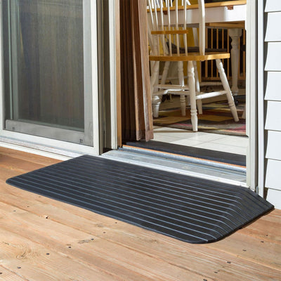 Silver Spring Rubber Threshold Ramp for Wheelchairs, Scooters & More (Used) - VMInnovations