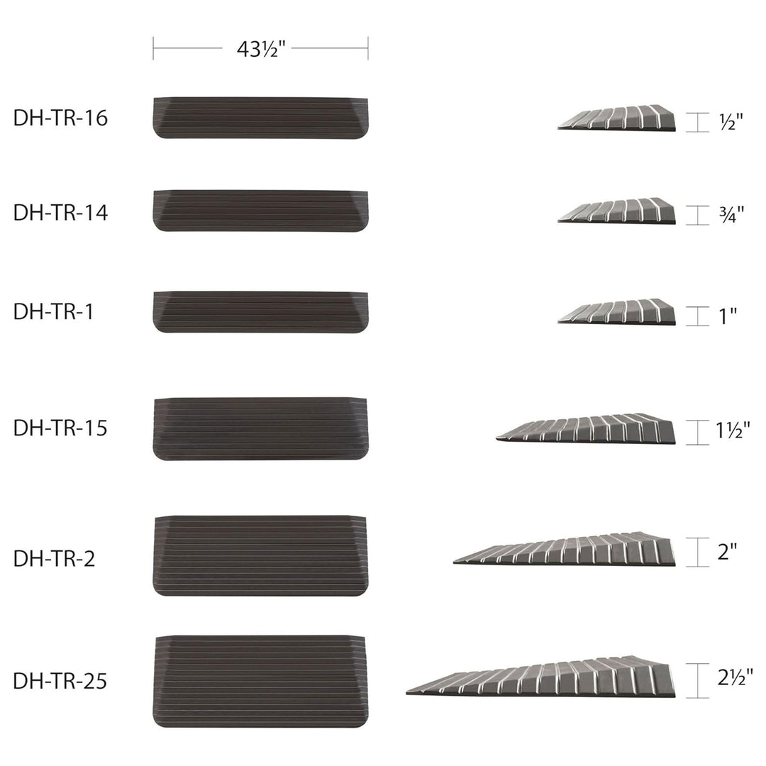 Silver Spring Ramp for Wheelchairs, Scooters & More, 2.5" Rise (Open Box)