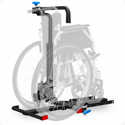 Silver Spring Foldable Wheelchair Carrier Platform w/Hitch Ball Mount (Used) - VMInnovations