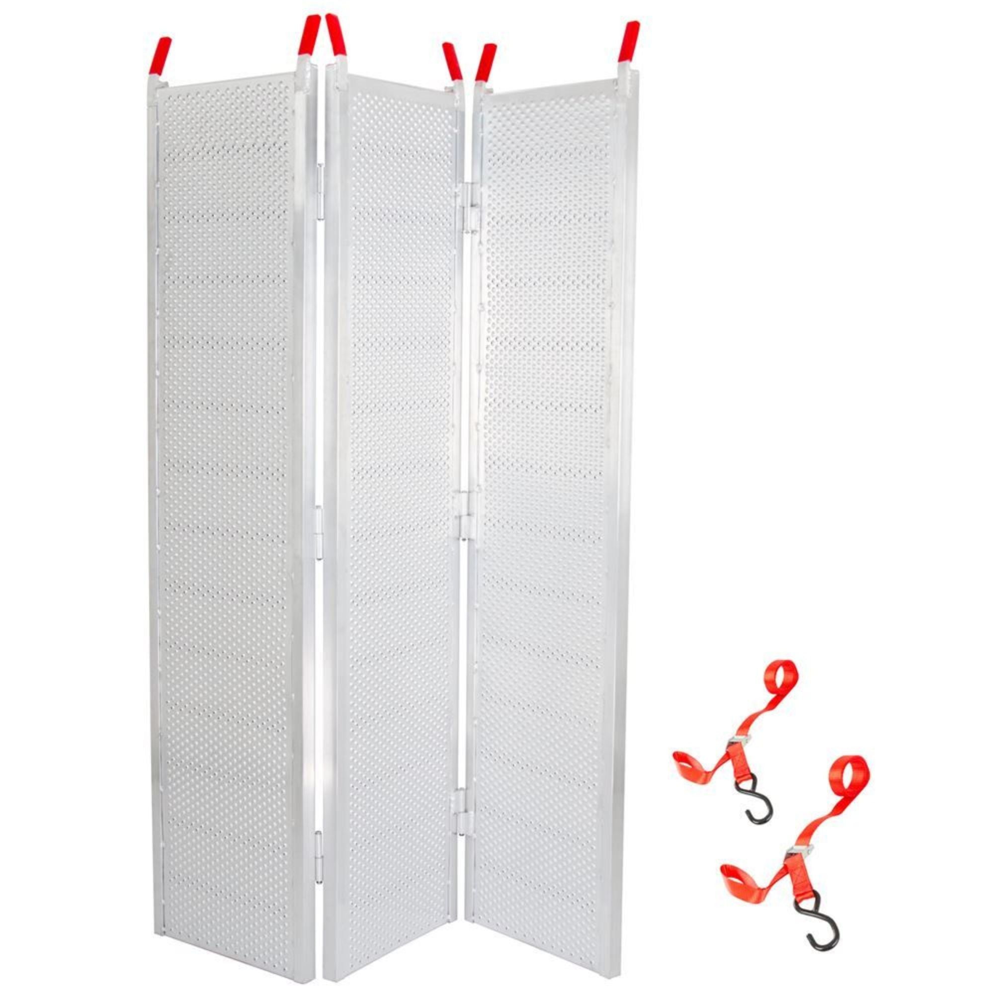 Black Widow 6’ 5” Punch Plate Aluminum ATV Ramp, 1,500 Lbs Cap, (For Parts) - VMInnovations