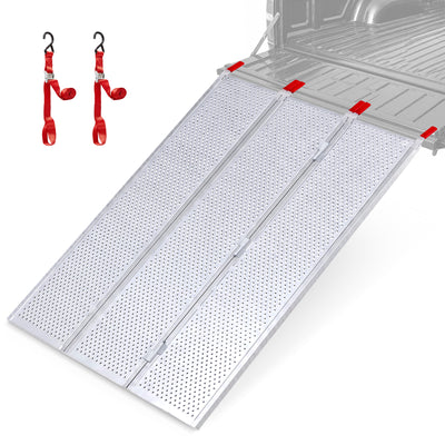 Black Widow 7’ 10” Punch Plate Aluminum Wide ATV Ramp, 1500 Lbs Capacity, (Used)