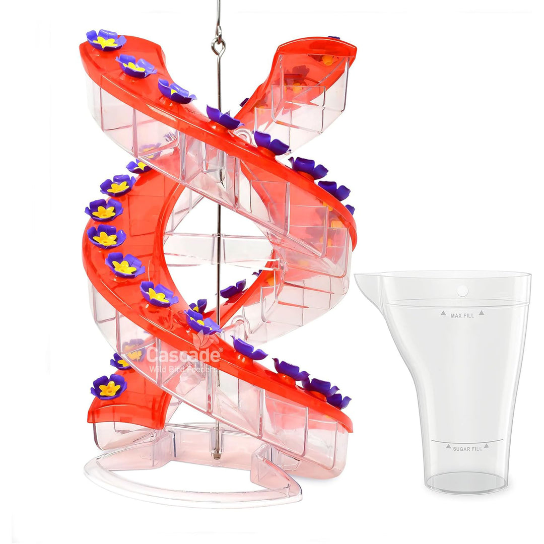 Cascade Wild Bird Feeders Hummingbird Feeder, 32 Port Helical Design (For Parts) - VMInnovations