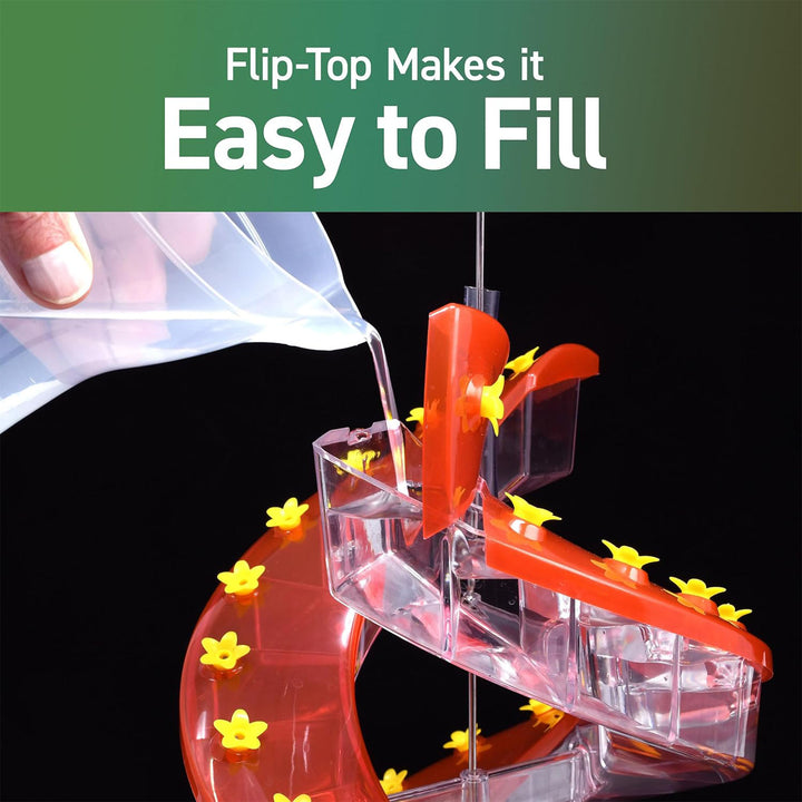 Cascade Wild Bird Feeders Hummingbird Feeder, 32 Port Helical Design (Open Box)