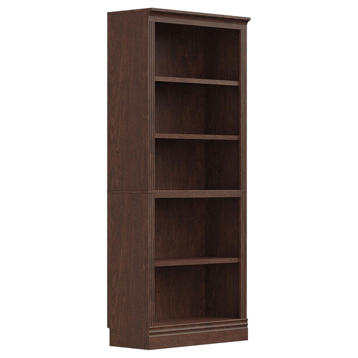 JAHRSTIM Halston Standard Bookcase Storage Open Shelving Unit, Cherry (Open Box)