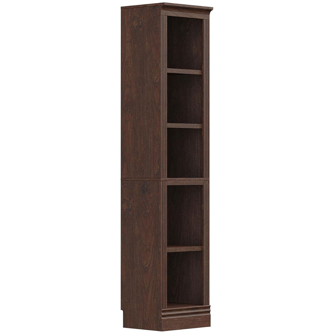 VAUXHILL & CO. Halston Narrow Bookcase, Adjustable Open Shelving Unit (Open Box)