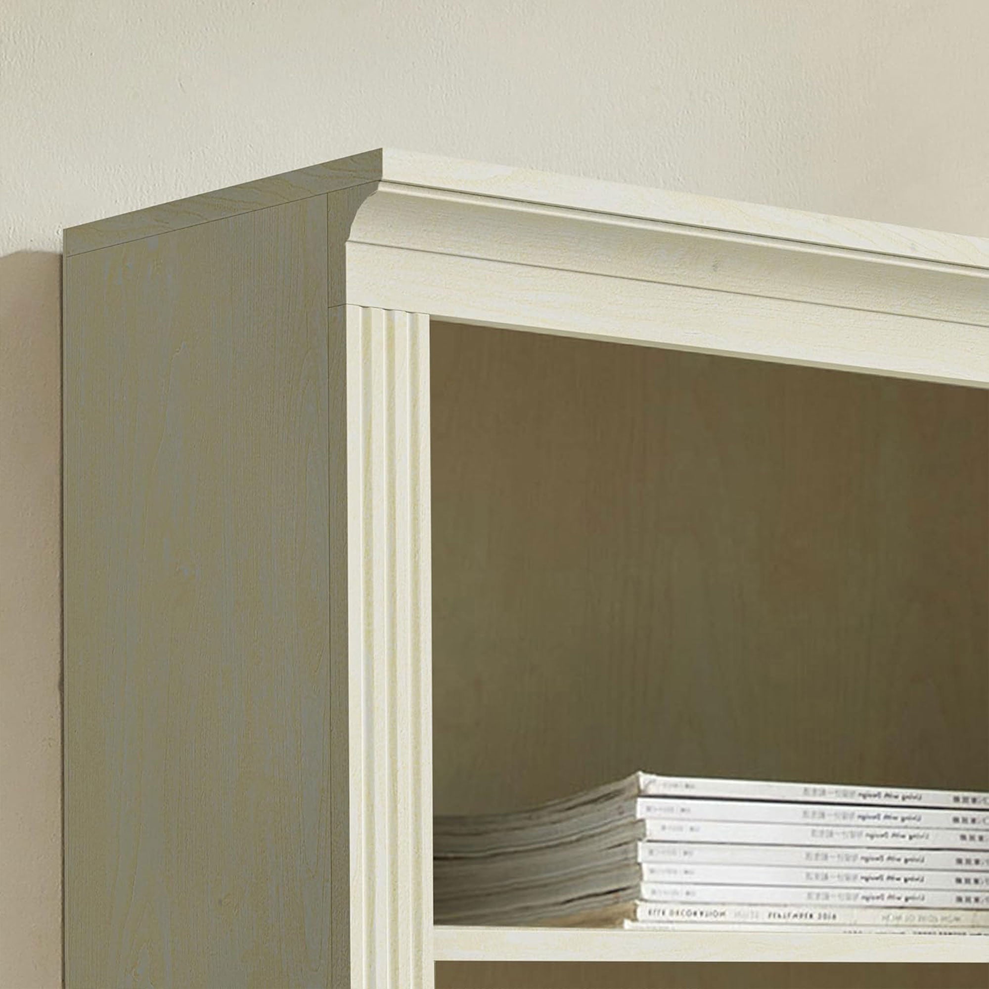 VAUXHILL & CO. Halston Multi-Depth Bookcase, Adjustable Shelving Unit(For Parts)