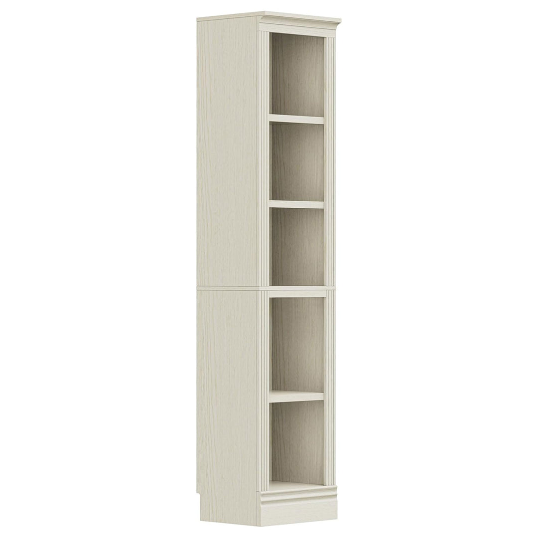 VAUXHILL & CO Halston Narrow Bookcase Adjustable Storage Shelving Unit(Open Box)