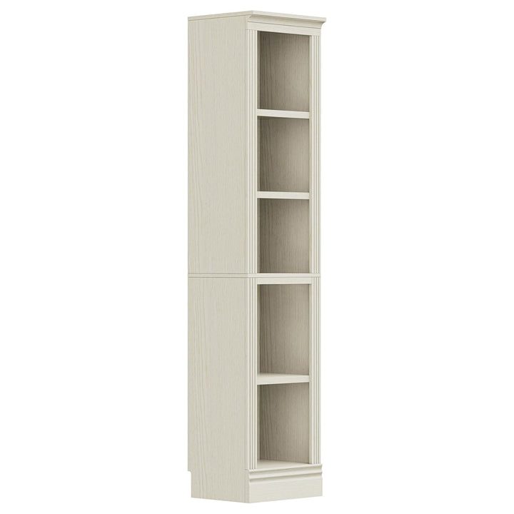 VAUXHILL & CO Halston Narrow Bookcase Adjustable Storage Shelving Unit(Open Box)
