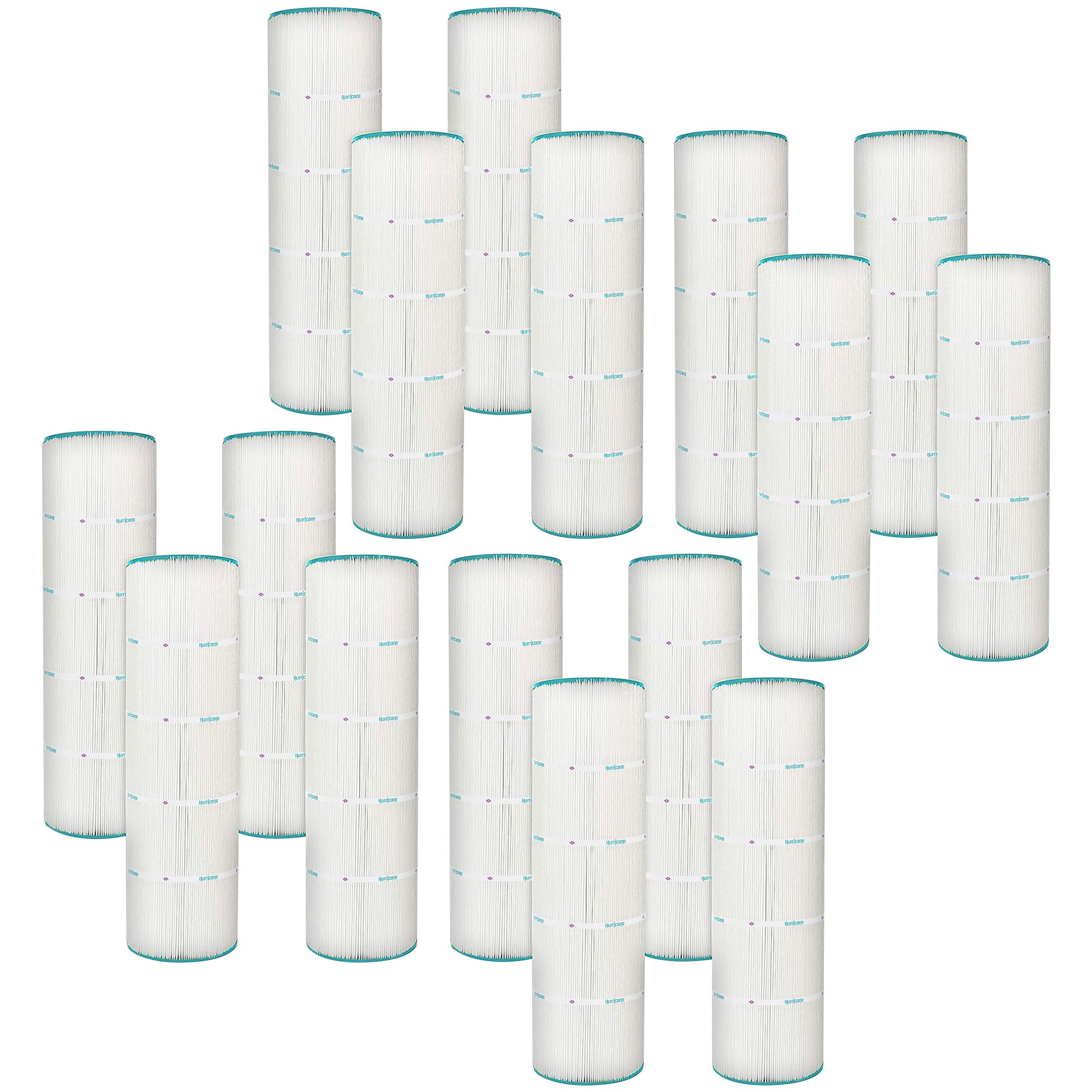 Hurricane 16 Pack HF7468-04 Advanced Pool and Spa Filter Cartridge Replacement - VMInnovations