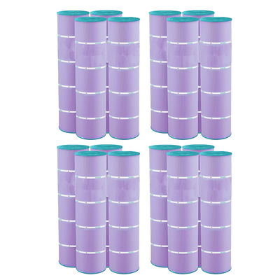 Hurricane 16 Pack HF7471-04P Platinum Purple Pool Filter Cartridge Replacement