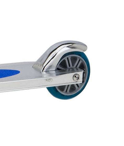 Razor A Kick Scooter Boys/Girls (Blue) & Child Helmet (Glossy Black)