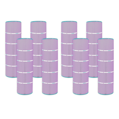 Hurricane 8 Pack HF7468-04P Platinum Purple Pool Filter Cartridge Replacement