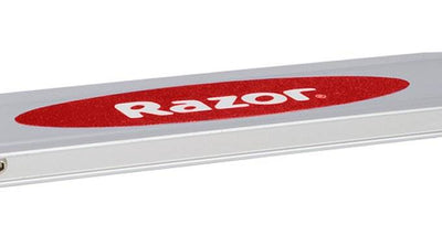 Razor A Kick Scooter Boys/Girls (Red) & Child Helmet (Glossy Black)