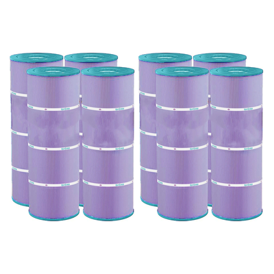 Hurricane 8 Pack HF7483-04P Platinum Purple Pool Filter Cartridge Replacement - VMInnovations