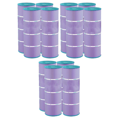 Hurricane 12 Pack HF7483-04P Platinum Purple Pool Filter Cartridge Replacement
