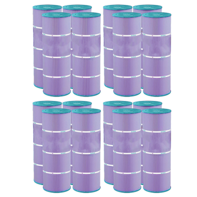 Hurricane 16 Pack HF7483-04P Platinum Purple Pool Filter Cartridge Replacement - VMInnovations