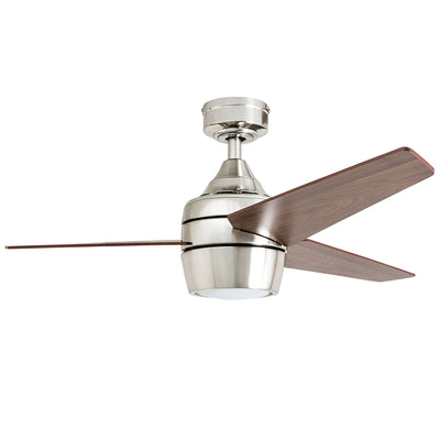 Honeywell Eamon Ceiling Fan, Quiet Motor and Remote Control, 52", Brushed Nickel - VMInnovations