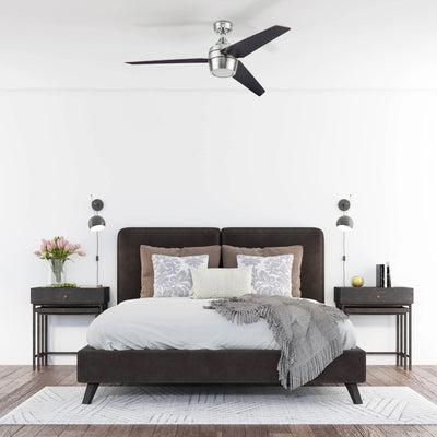 Honeywell Eamon Ceiling Fan, Quiet Motor and Remote Control, 52", Brushed Nickel - VMInnovations