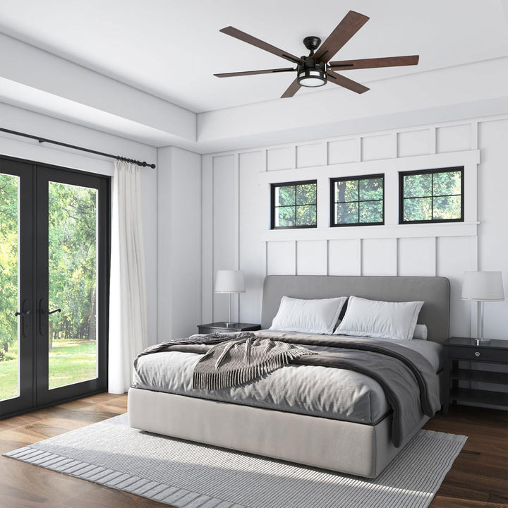 Honeywell Kaliza Ceiling Fan Quiet Motor and Remote Control, 56", Bronze (Used)