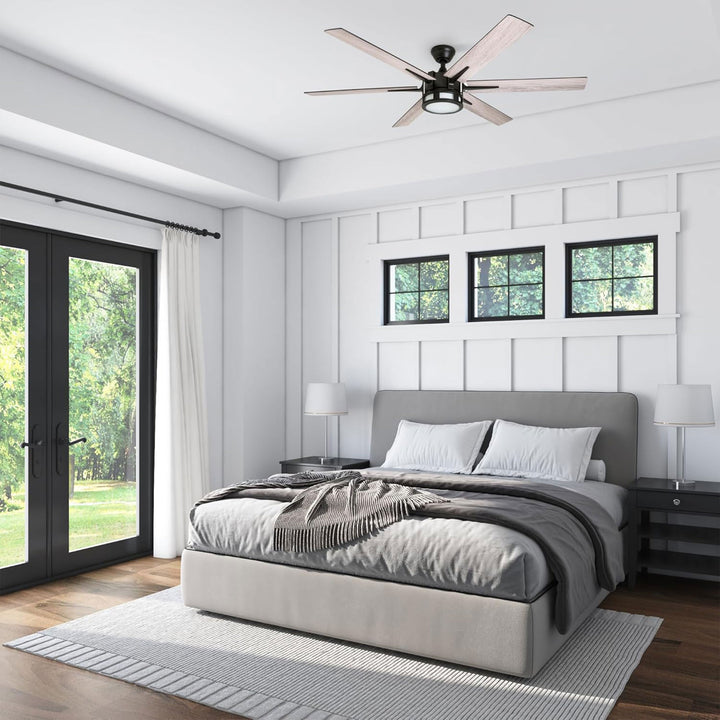 Honeywell Ceiling Fan with Quiet Motor and Remote Control, 56", Bronze(Open Box)