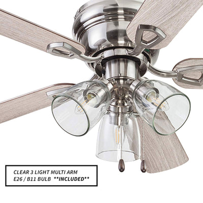 Portage Bay Renton Ceiling Fan, Quiet Reversible Motor, 42 Inches(Open Box)