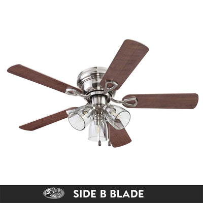 Portage Bay Renton Ceiling Fan, Quiet Reversible Motor, 42 Inches(Open Box)