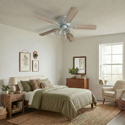 Portage Bay Renton Ceiling Fan with 5 Reversible Blades & Motor, 42", White - VMInnovations