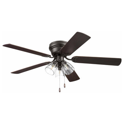 Portage Bay Renton Ceiling Fan with Reversible Motor, 52 Inch, Bronze (Open Box) - VMInnovations